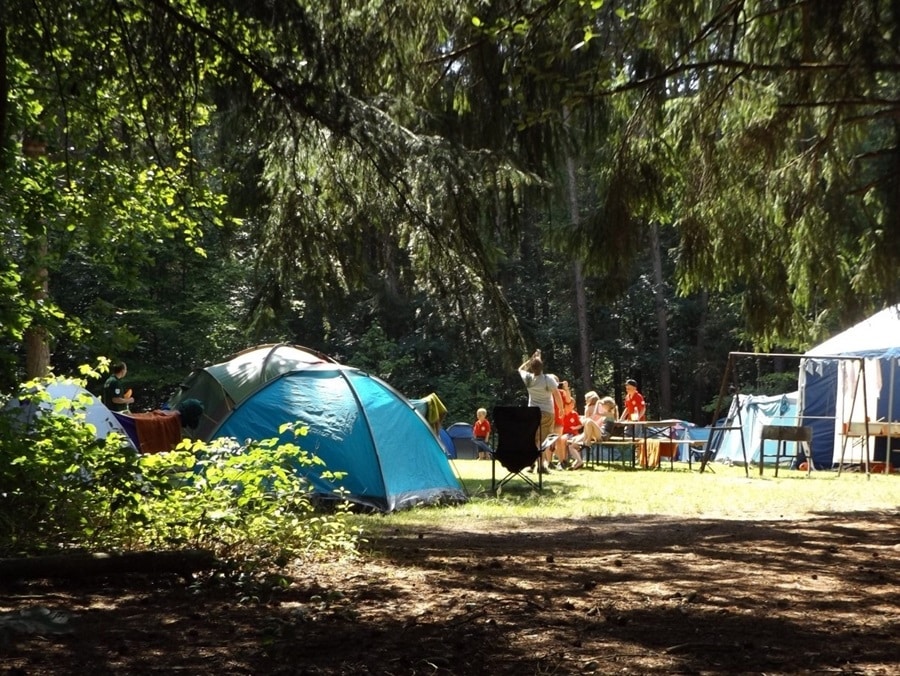 Casa para acampada familiar